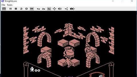 Knight Lore - Commodore 64 - C64 Forever 2016 Plus Edition emulator