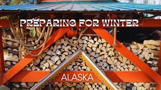 Winter Prep || Alaska Couple Vlog || Off-Grid || Getting Organized