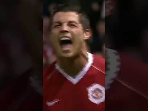 Ronaldo's first UCL goals!! Unbelievable!!!