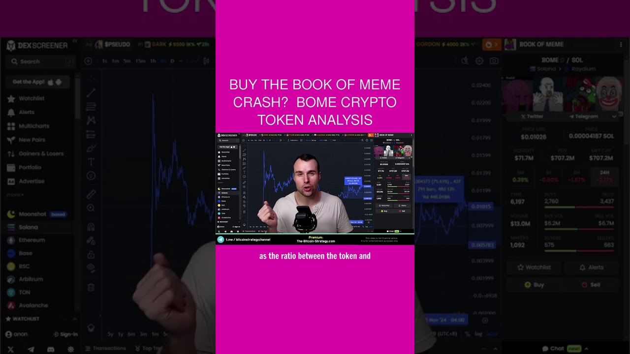 Buy The Book Of Meme Crash? 💀 BOME Crypto Token Analysis - YouTube