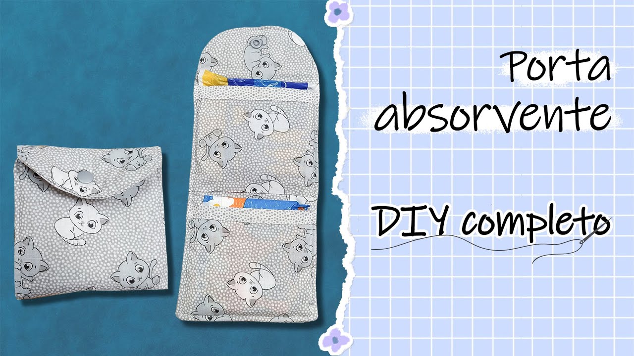 DIY PORTA - ABSORVENTE | PASSO A PASSO COMPLETO (FÁCIL DE FAZER)
