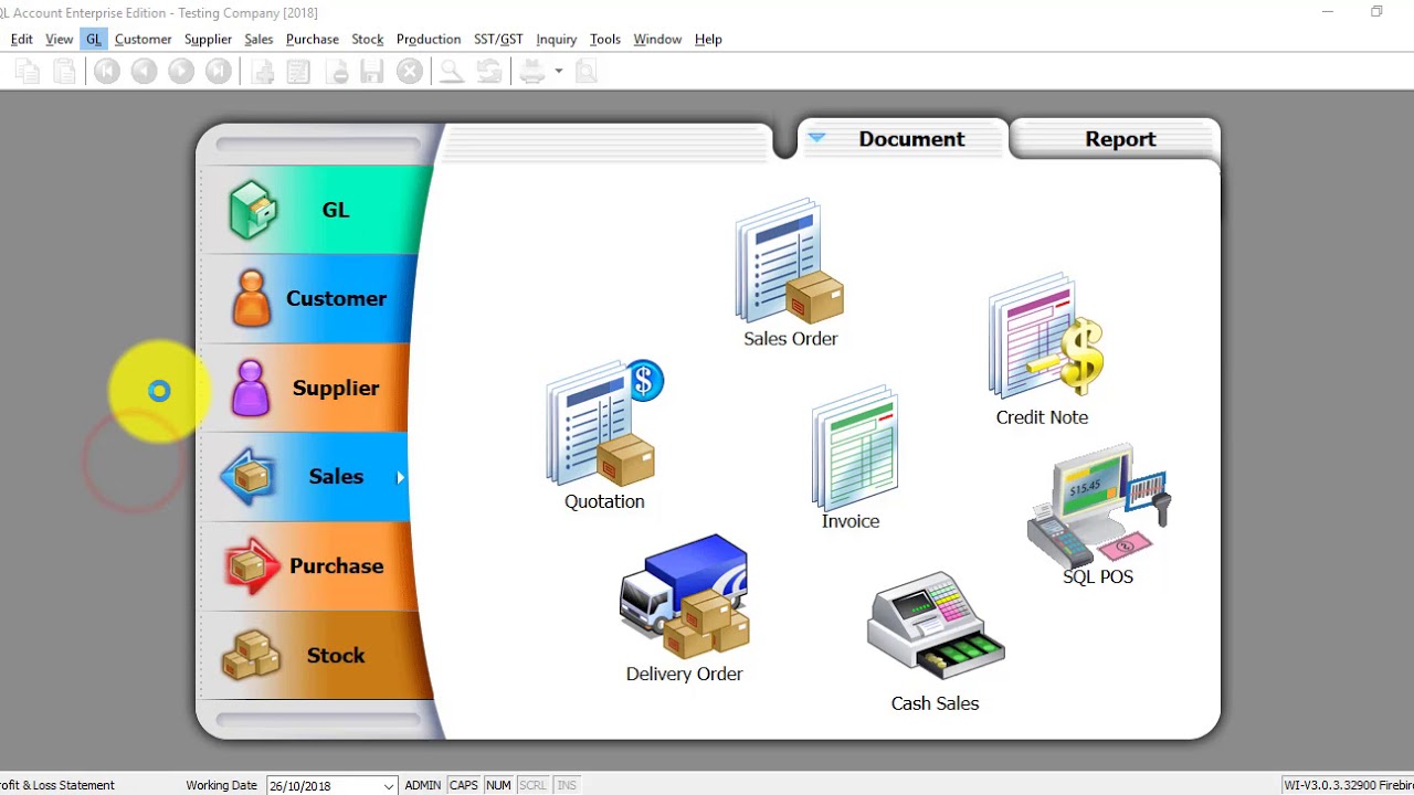 SQL Accounting Software Tutorial 047 Project and Branch Accounting ...