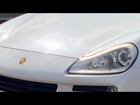 How to remove headlight and replace halogen low beam lightbulb on Porsche Cayenne 957