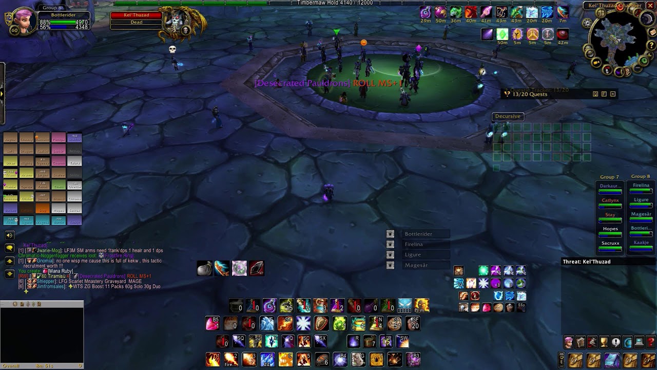 WoW CLassic ERA Naxx DMF Week MAge Pov YouTube