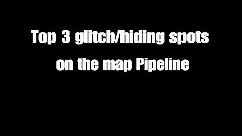 Cod4 remastered top 3 glitch/hiding spots on Pipeline