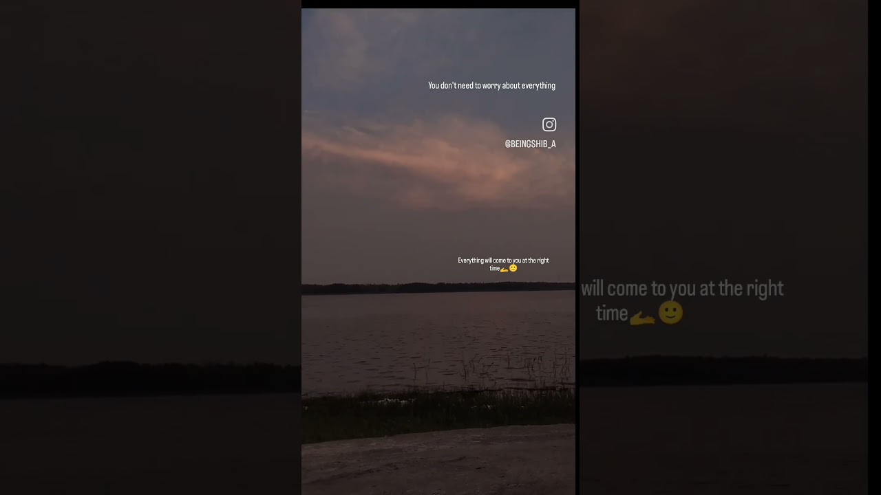 Sunset soothing view❤️✨ 