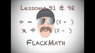 Saxon Math 87 Lessons 91 and 92