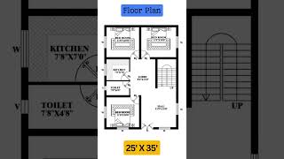 Floor Plan Ideas || 25' X 35'