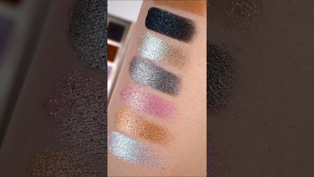 Oden's Eye Jewels & Gem Eyeshadow Palette Live Swatches 