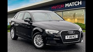 For Sale 2018 18 Audi A3 1.0 TFSI SE Technik Sportback | Motor Match Liverpool