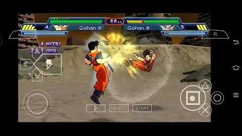 Gohan vs Gohan future (PPSSPP)
