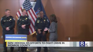 Hochul announces funding towards Rochester public safety among falling crime rates