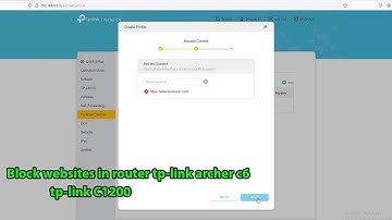 How to block websites in tp link archer c1200 || Archer c6