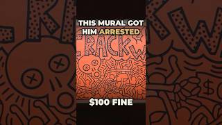 This Mural Got the Artist Arrested 😳 #art #keithharing #painting #artist #artwork