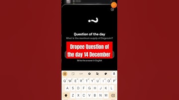 Dropee Question of the day 14 December#dropee #dailycombo #dogs#bums #blum #bits #questionoftheday