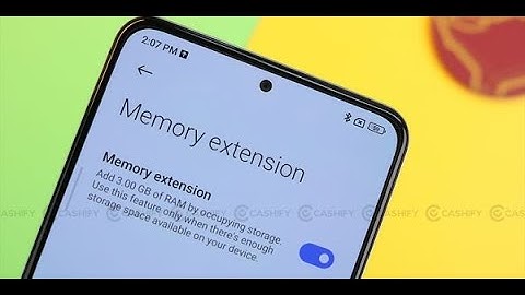 POCO F4 PRO 5G. Always -on display and ram expansion