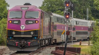 Trains on MBTA Franklin Line Part 2