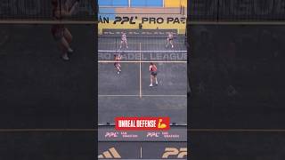 Patty Llaguno using her defensive skills to win the point 🤌#PPL #ProPadelLeague #highlights