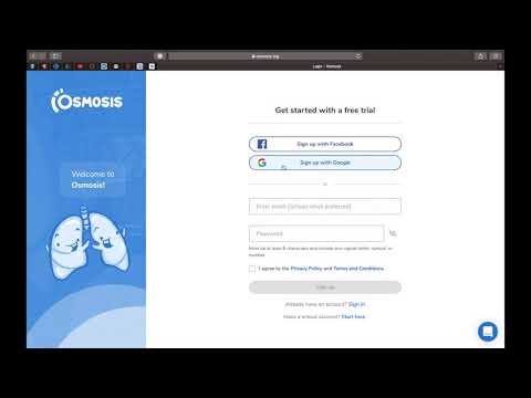 How to Log into Osmosis