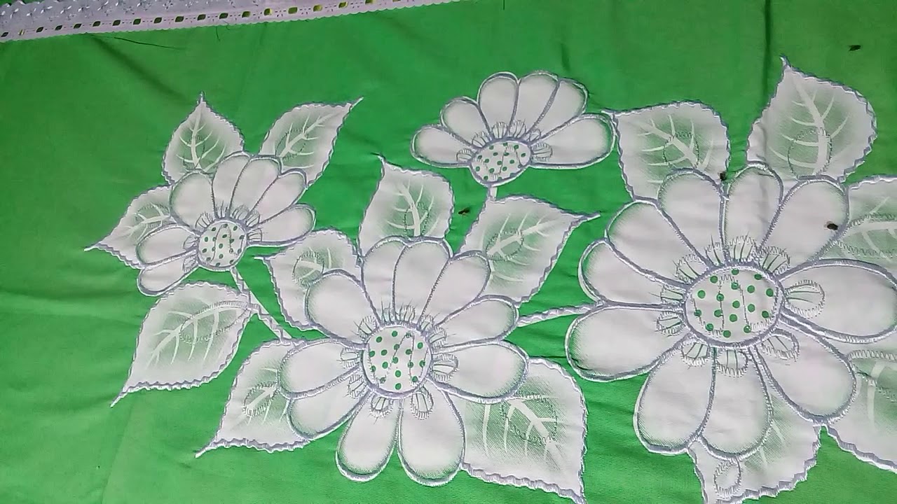 artesanato #colcha #tecido mostrar uma colcha de bordado - YouTube
