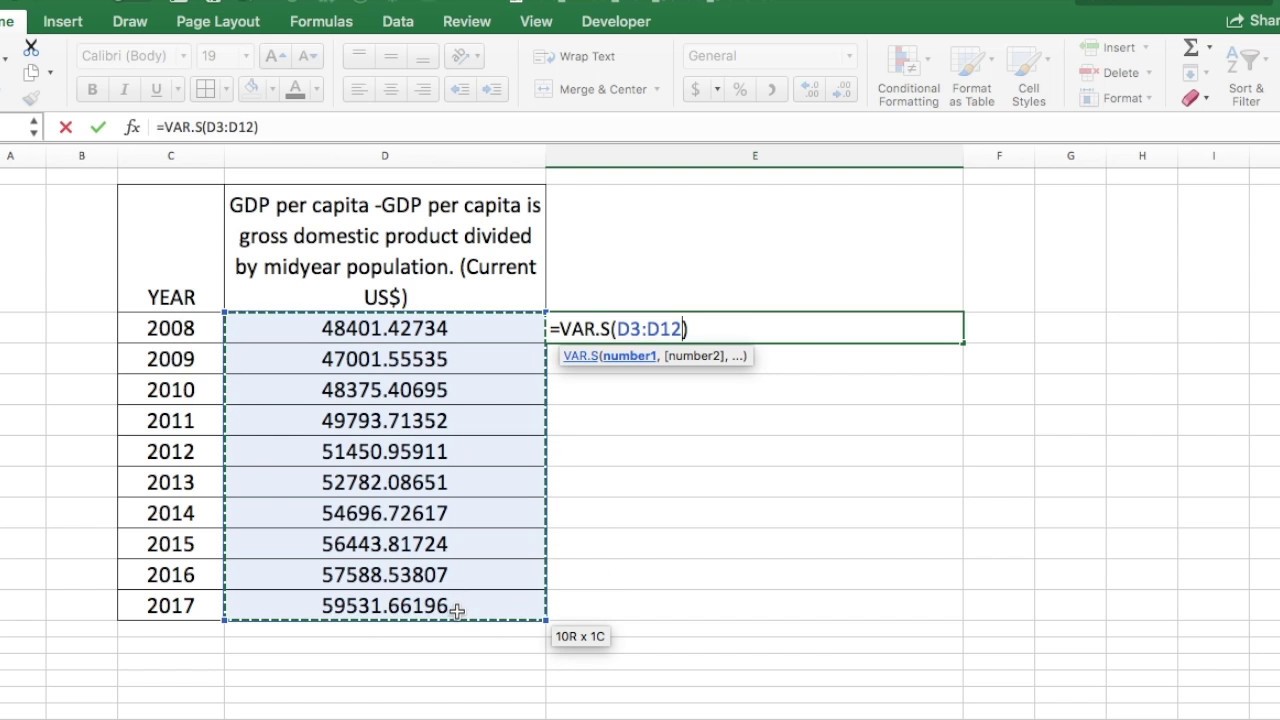 New How to find sample variance in excel in under 2 minutes!
