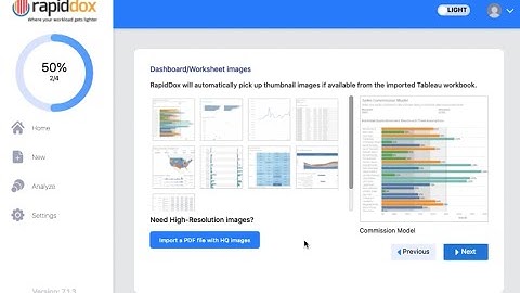 Add High Quality Tableau Dashboard images