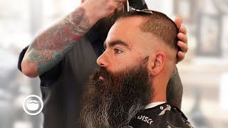 Thick Bearded Guy's Epic Buzzcut Transformation | The Dapper Den