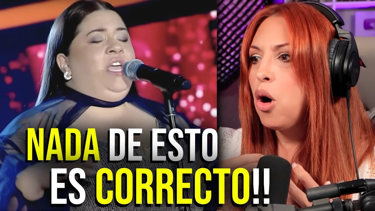 DESTROZA CANCIÓN y el JURADO la FELICITA! BASTA de REIRSE del PÚBLICO |  Vocal Coach Analiza