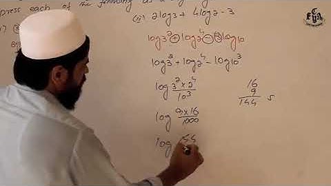 Uses of Logarithm Properties, Maths, Class 9, Unit 3, Exercise 3.5