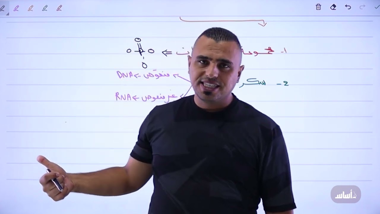 أحياء - المركبات العضوية الحيوية (الحموض النووية) || #توجيهي_2006 - مع أ. أنس أبو صليّح