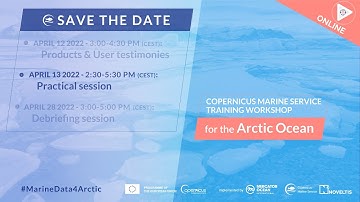 Session 2 - 2022 Copernicus Marine Training for the Arctic Ocean - Practical session