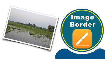 How to add image border in apple pages for iCloud