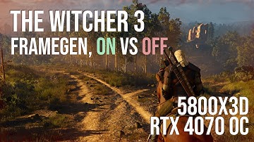 NVIDIA Reflex Latency Test - The Witcher 3 Benchmark | RTX4070 - 5800X3D