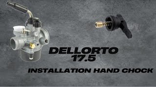 Installation Of The Manual Choke - Dellorto 17.5