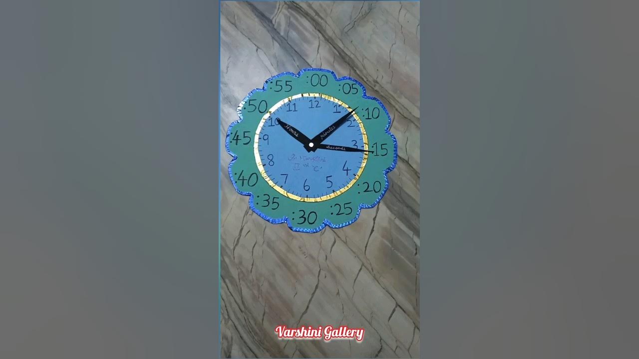 clock-model-school-project-schoolproject-ideas-youtube
