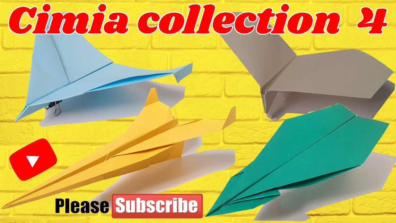 Paper airplane Collection 04 #cimia - YouTube