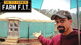 What's it like inside a YURT when it Rains | Yurt Living