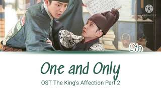 LYn (린) - 'One and Only 알아요' (The King's Affection 연모 OST Part 2) Lyrics