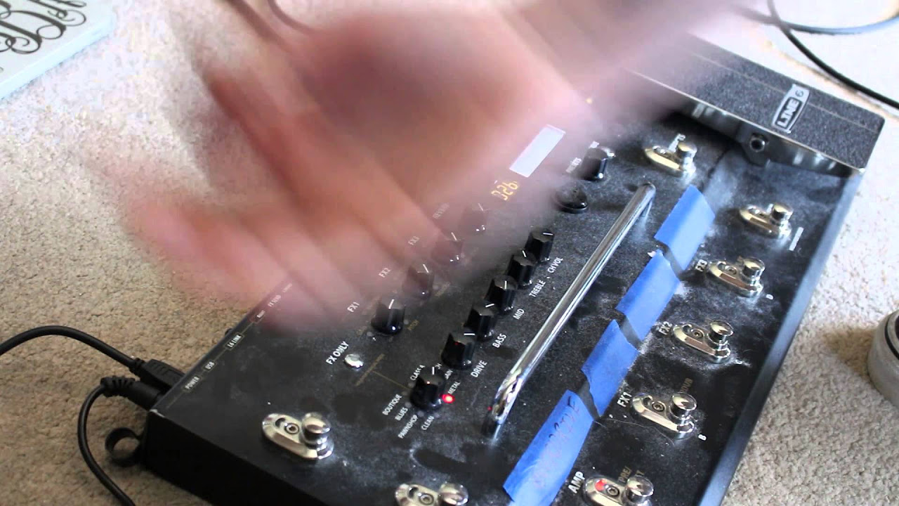 How To Use Line 6 Pod HD400 - YouTube