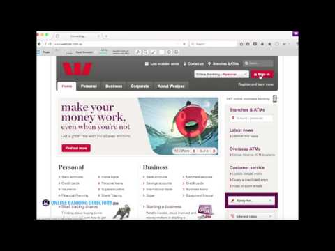 Westpac Online Banking Login Information