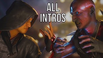 Mortal Kombat 1 Hooded Liu Kang and Quan Chi All Intros MK1