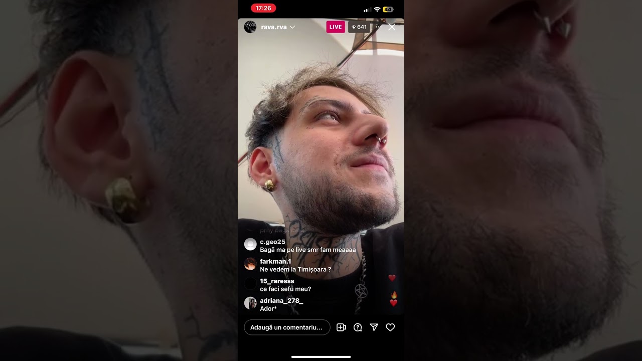 Rava live pe Instagram(22.05.2024)