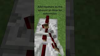 How To Build A Pulse Extender in 50 sec! Minecraft Bedrock!