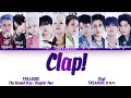 TREASURE (트레저 ) - CLAP! Lyrics/가사 [Han|Rom|Eng]