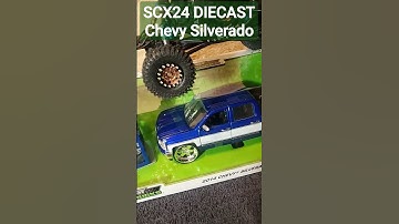 SCX24 Jada Diecast (2014 Chevy Silverado) Body Swap #SCX24 #shorts
