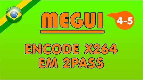 MeGUI: Encode x264 em 2Pass