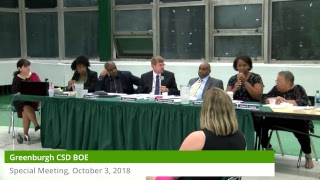 BOE Special Meeting 10-3-18