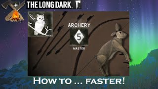 The Long Dark Bow and Arrow - How to Master Archery Skill Level 5