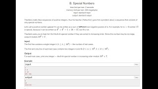 Celebrity B- special  number |codeforces div 2 #747 Wealth