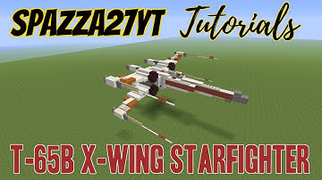 X-Wing Minecraft tutorial
